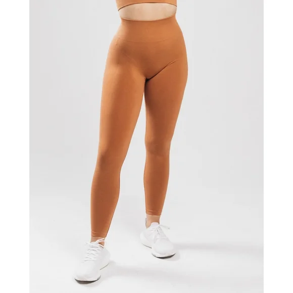 Alphalete Amplify Seamless Leggings in Mandarin Size Small - Picture 4 of 9